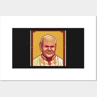 Pope John Paul II | Comics Style Posters and Art